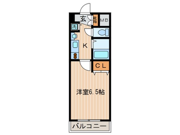 ﾌﾟﾚｻﾝｽ京都三条大橋雅殿(６０３)の物件間取画像